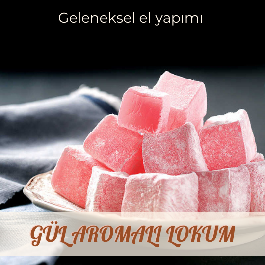 Gül Aromalı Lokum